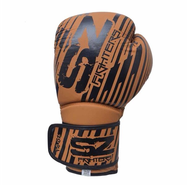 SZ Fighters - Боксови ръкавици Естествена кожа - Plasma 2.0 - Gold/Black​