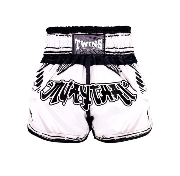 Муай Тай Шорти - Twins - TTBL COMIC - White