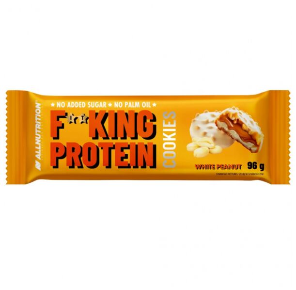 AllNutrition F**King Protein Cookies - White Peanut - Протеинови Бисквити, Разфасовка 0.096kg