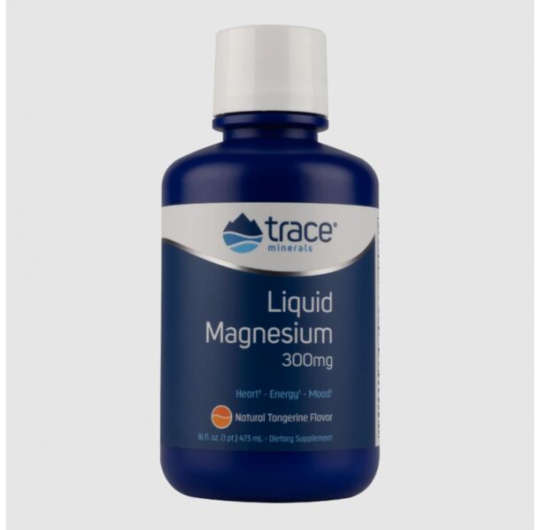 Trace Minerals Liquid Magnesium 300mg - Течен Магнезий, Разфасовка 473ml