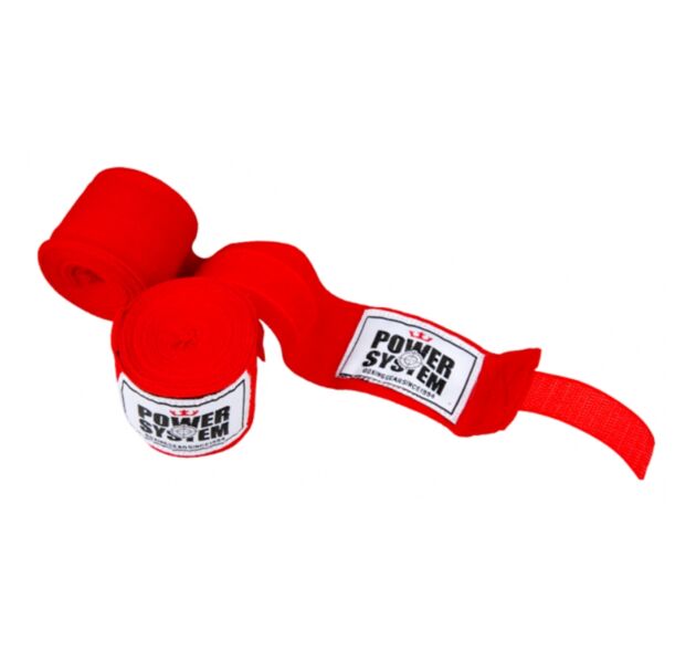 Power System Boxing Wraps - Red - Бинтове за Бокс, Цвят Червен,