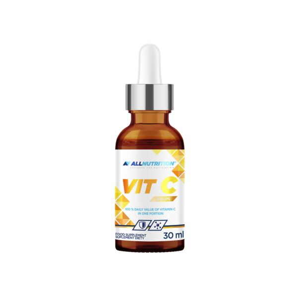 AllNutrition Vitamin C Drops - Витамин C Капки, Разфасовка 30 ml