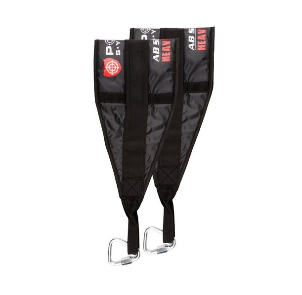 Power System Ab Slings - Black - Каишки за Коремни Вдигания, Цвят Черен
