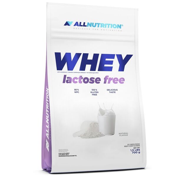Allnutrition Whey Lactose Free - Суроватъчен Протеин Без Лактоза, Разфасовка 700g