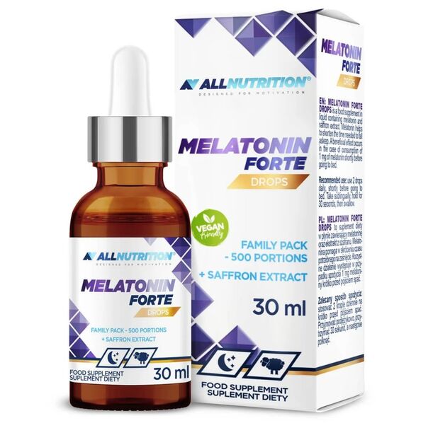Allnutrition Melatonin Forte Drops - Мелатонин, Разфасовка 30ml