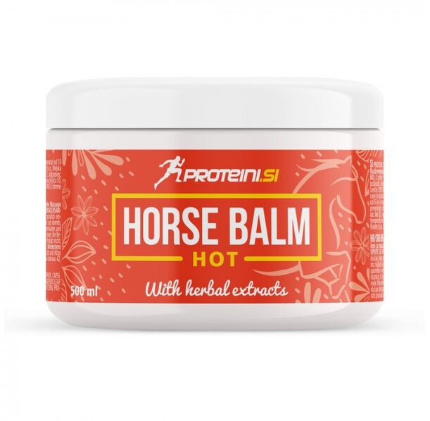 Proteini.SI Horse Balm - Hot - Конски Балсам, Разфасовка 500ml