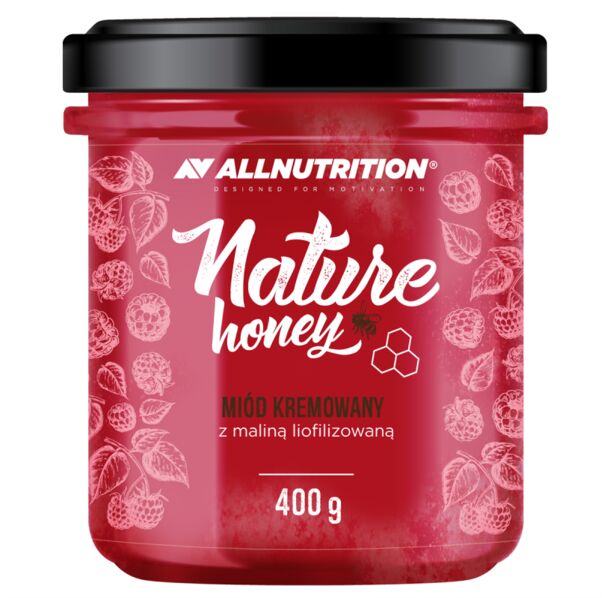 Allnutrition Nature Honey With Raspberry - Натурален Мед, Разфасовка 400g