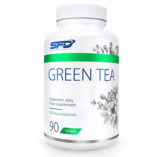SFD Green Tea - Липотропен Фет Бърнер - Зелен Чай, Разфасовка 90 tabs