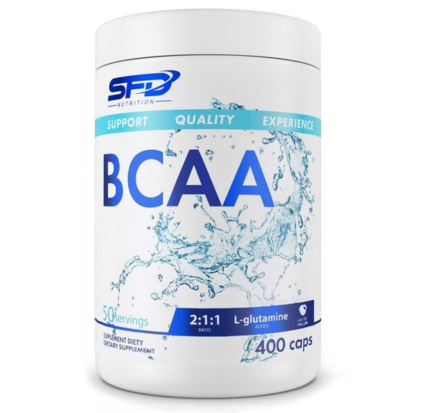 SFD BCAA Caps, Разфасовка 400 caps