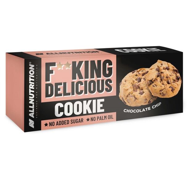 Allnutrition F**King Delicious Cookie - Chocolate Chip - Диетичен Десерт, Разфасовка 135g