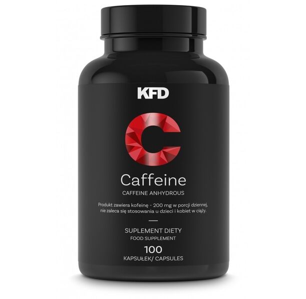 KFD Caffeine+ - Кофеин, Разфасовка 100 caps