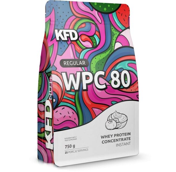 KFD Regular WPC 80 - Суроватъчен Протеин, Разфасовка 0.750kg