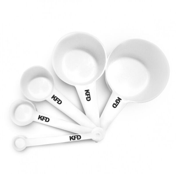 KFD Powder Scoop Sets, Цвят Бял