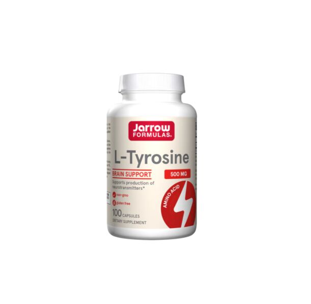 Jarrow Formulas L-Tyrosine 500mg - Тирозин, Разфасовка 100 caps