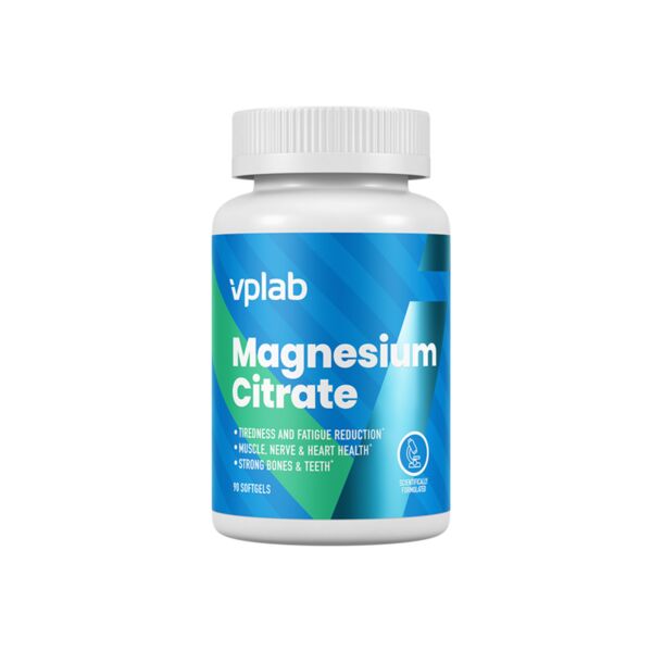 VPLab Magnesium Citrate - Магнезий, Разфасовка 90 sgels