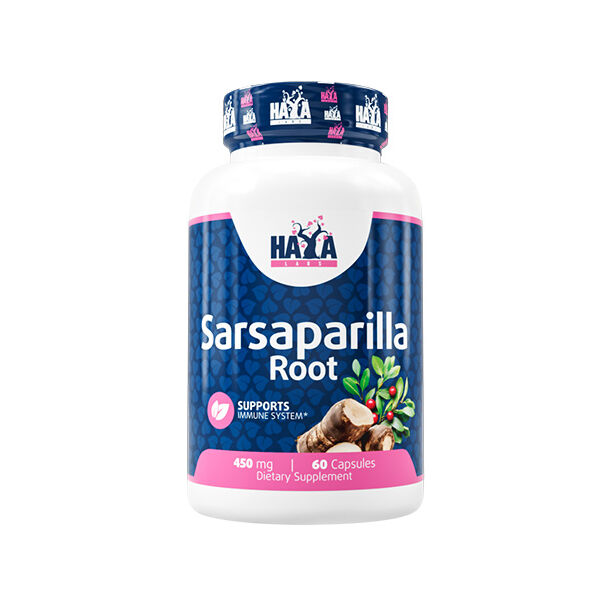 HAYA LABS - Sarsaparilla Root 450 mg / 60 Caps