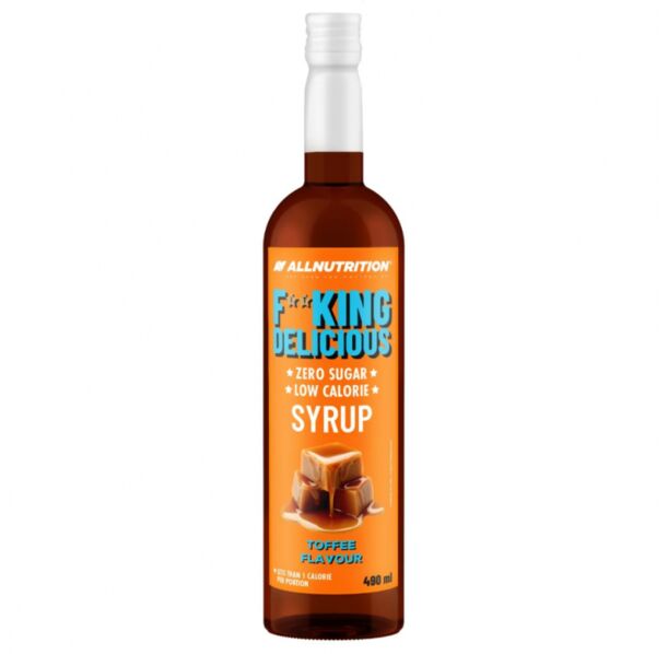 AllNutrition F**King Delicious Syrup Zero - Toffee - Диетичен Сироп, Разфасовка 490ml