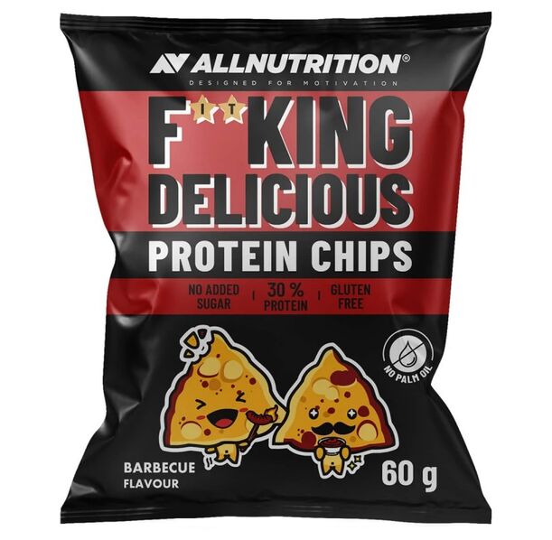 AllNutrition F**King Delicious Protein Chips BBQ - Протеинов Чипс, Разфасовка 60g