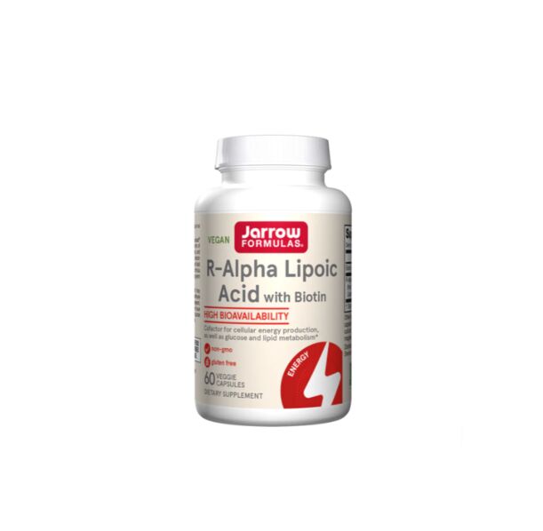 Jarrow Formulas R-Alpha Lipoic Acid 100mg + Biotin - Алфа Липоева Киселина + Биотин