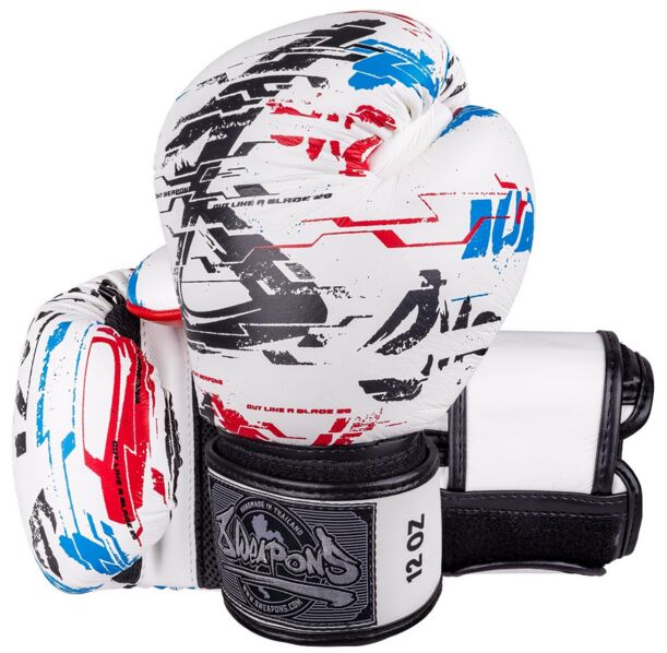 Боксови ръкавици - 8 WEAPONS Boxing Gloves Cut like a Blade 2.0 - White