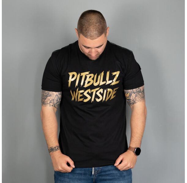 Pitbullz Westside - Тениска - Pitbull - Gold​