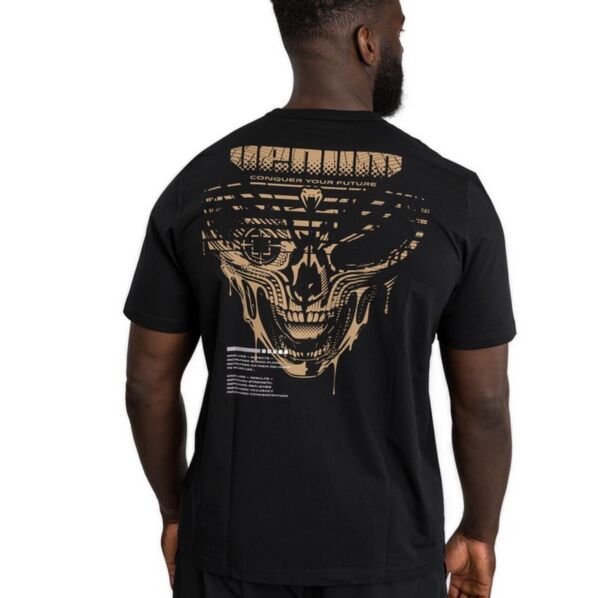 Тениска - Venum Invader Cotton T-Shirt - Black/Sand​