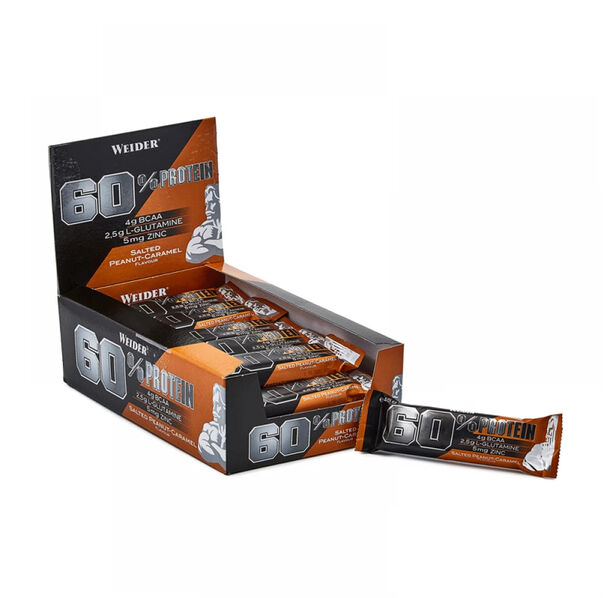 WEIDER 60% Protein Bar - 24x45 gr