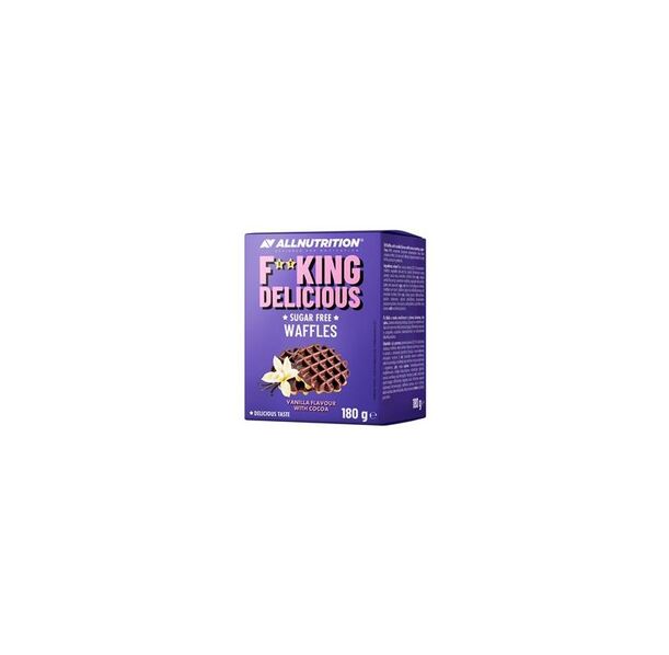 AllNutrition F**King Waffles Vanilla Cocoa - Диетичен Десерт, Разфасовка 180g