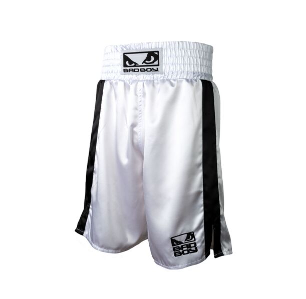 Шорти за бокс - Bad Boy Boxing Shorts - White