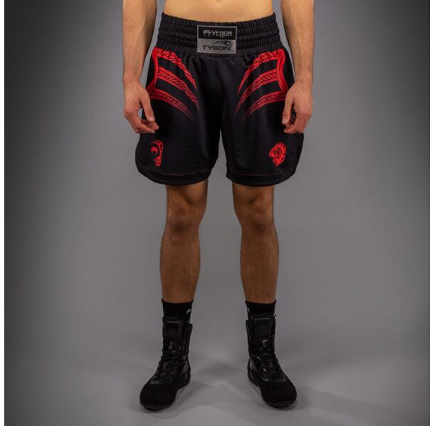 Шорти - Venum x Mike Tyson Tiger Boxing Shorts - Deep Black/Intense Red​