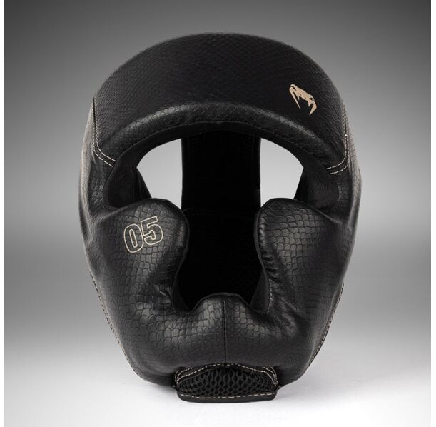 Протектор за глава (Каска) - Venum Impact Evo Scales Headgear - Black​